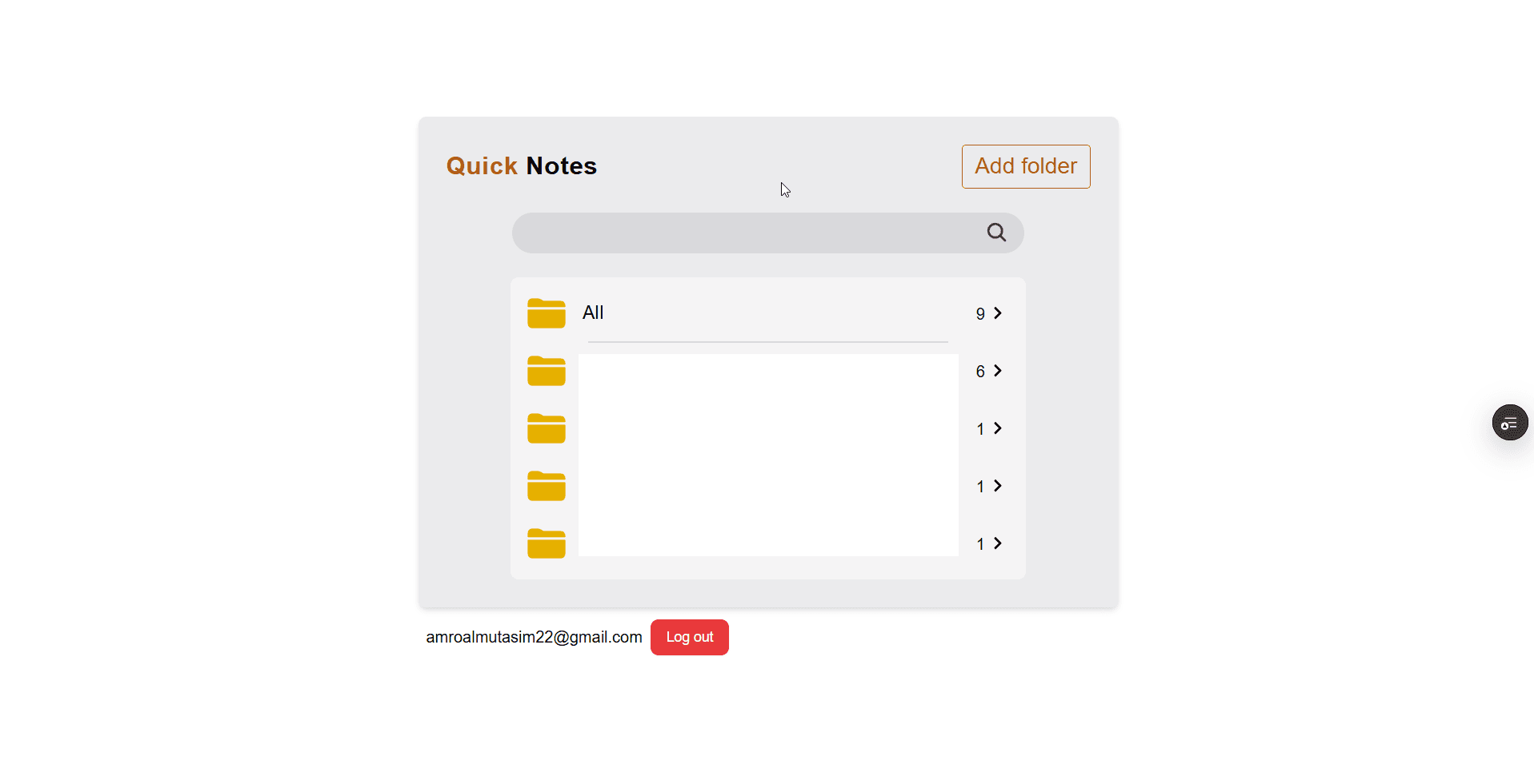 Notes App preview
